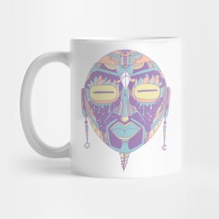 Retro Blend African Mask 2 Mug